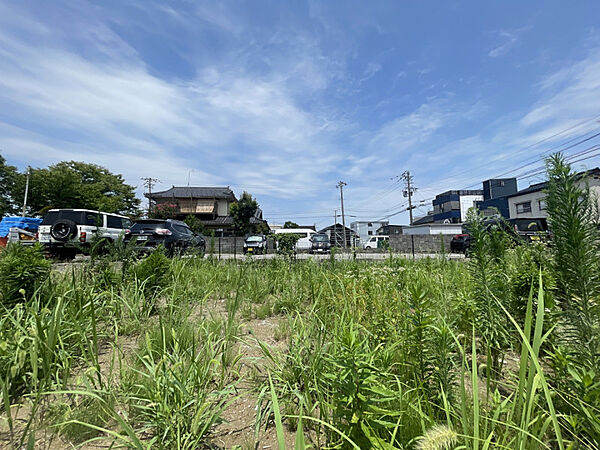 敷地内から見る北側景観