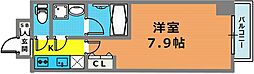 ラナップスクエア湊川公園 1Kの間取図画像