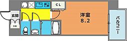 LIVIAZ KOBE SOLEIL 1Kの間取図画像