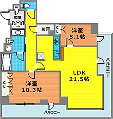 物件の間取り