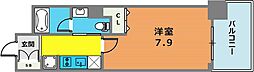OTOWA神戸元町 1Kの間取図画像