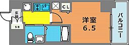 エステムプラザ神戸大開通ルミナス 1Kの間取図画像