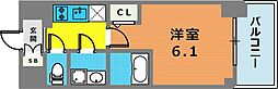 エスリード神戸ラ・コスタ 1Kの間取図画像