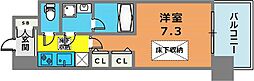 スプランディッド神戸北野 1Kの間取図画像