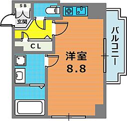 エスリード中山手県庁前 8階