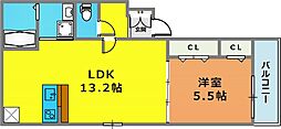 フジパレス神戸春日野道 3階