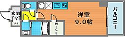 Alivis神戸駅前 ワンルームの間取図画像