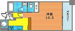 アーバネックス神戸駅前 1Kの間取図画像