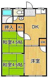 オアシス大里東A棟 2階