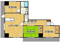 ファミリーハウス勝山 3階