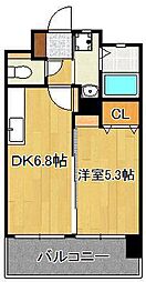 FeLt127 1DKの間取図画像