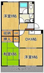 JR鹿児島本線 小倉駅 バス10分 富野小学校前下車 徒歩6分 3階/-