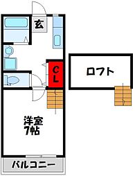 ガーデン恵比須C 2階