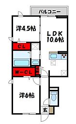 D-ROOM赤間駅前II 1階