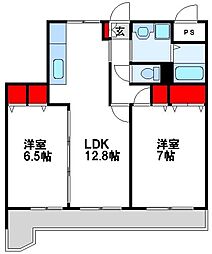 エヴァーグリーン 2階