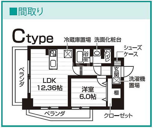 同じ建物の物件間取り写真 - ID:204003827029