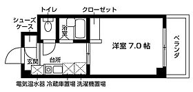 ディアコート上社 103 ｜ 愛知県名古屋市名東区上社１丁目1005（賃貸マンション1K・1階・18.93㎡） その2