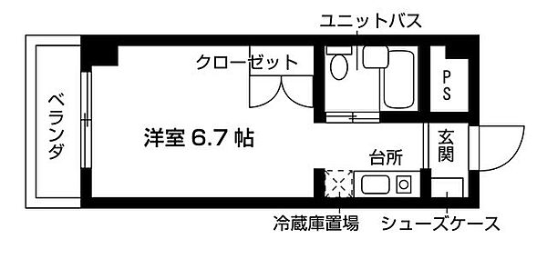 プランドール 303｜愛知県瀬戸市矢形町(賃貸マンション1K・3階・17.16㎡)の写真 その2