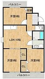 グリーンレジデンス 3LDKの間取図画像