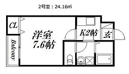 クレフラスト飛龍街道 1階/102