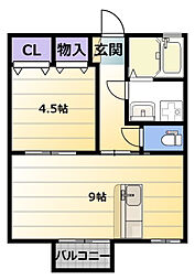 アービル篠原A 2階