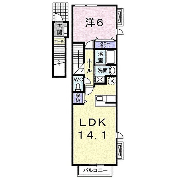 ＭステージIII 201｜静岡県湖西市境宿(賃貸アパート1LDK・2階・49.05㎡)の写真 その2