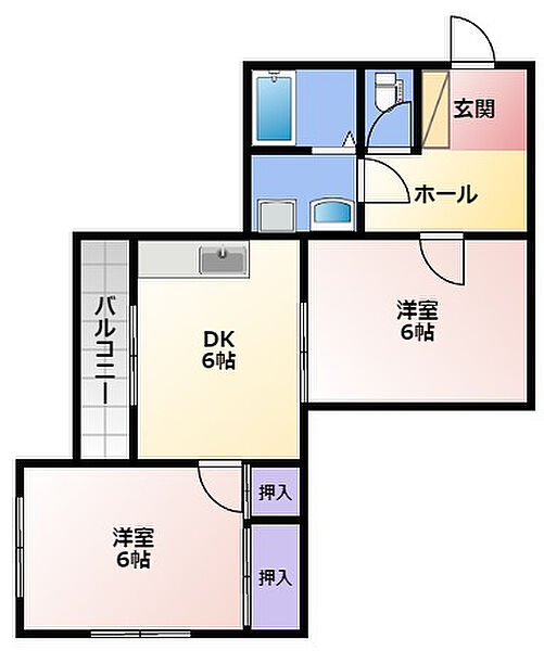 同じ建物の物件間取り写真 - ID:222016596331