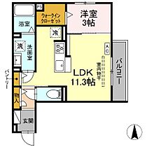 D-Hills　篠ケ瀬 202 ｜ 静岡県浜松市中央区篠ケ瀬町（賃貸アパート1LDK・2階・37.87㎡） その2