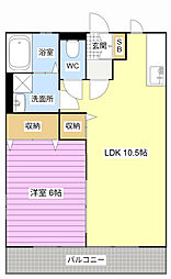 間取図画像 1LDK