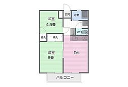 間取図画像 2DK