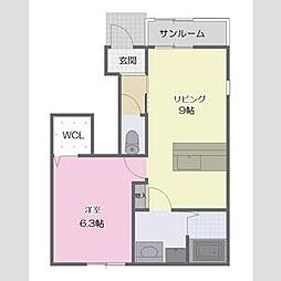 間取図画像 1LDK