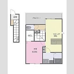 間取図画像 1LDK