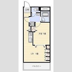 アルコV 1LDKの間取図画像