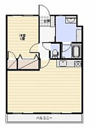 スウィートティファニー 1LDKの間取図画像