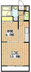 SouthernTown1 1LDKの間取図画像