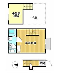 パークガーデン海老塚 ワンルームの間取図画像