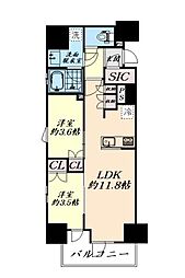 ネベル仙台一番町recent 2LDKの間取図画像