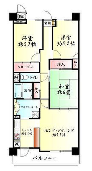 間取り：304000343248