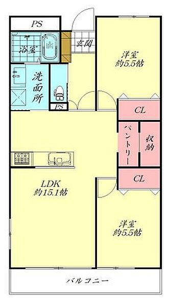 間取り：304000345646