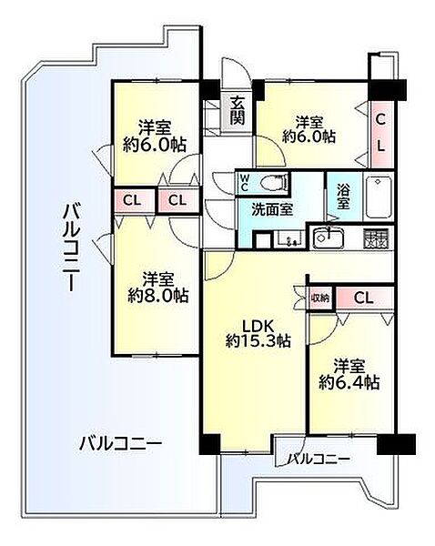 間取り：304000347591