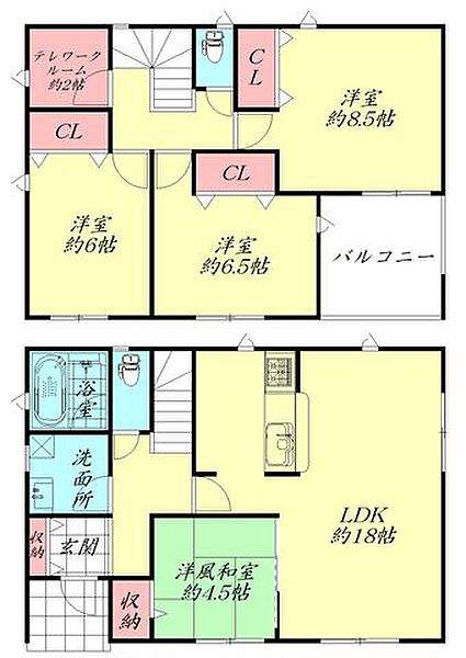 間取りを拡大表示