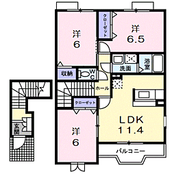間取図画像 3LDK