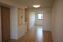 JR北陸本線 長浜駅 3.1kmの賃貸アパート 2階2LDKのリビング/ダイニング