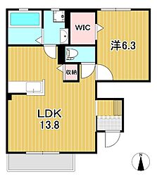 間取図画像 1LDK