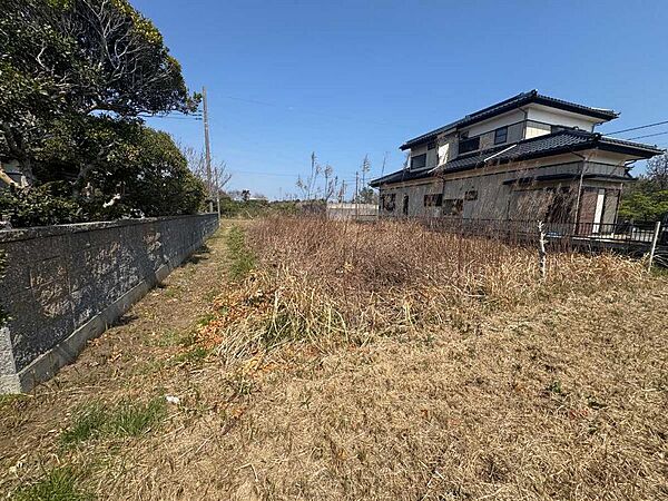 敷地南側より