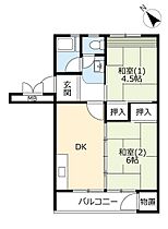 URこま川 0-01-0040-0501 ｜ 埼玉県日高市下鹿山（賃貸マンション2DK・5階・41.96㎡） その2