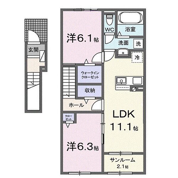 同じ建物の物件間取り写真 - ID:240028154986