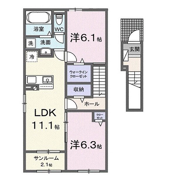 同じ建物の物件間取り写真 - ID:240028335406