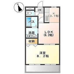 間取図画像 1LDK