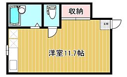 ルーチェオット ワンルームの間取図画像